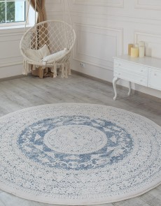 Акриловий килим VALS W2328 С.Blue-Ivory - высокое качество по лучшей цене в Украине.
