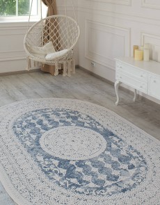 Акриловий килим VALS W2328 С.Blue-Ivory - высокое качество по лучшей цене в Украине.