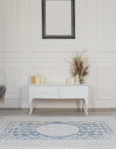 Акриловий килим VALS W2328 С.Blue-Ivory - высокое качество по лучшей цене в Украине.