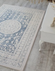 Акриловий килим VALS W2328 С.Blue-Ivory - высокое качество по лучшей цене в Украине.