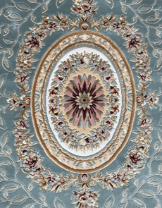 Акриловий килим Zarina 2657A Blue-Cream - высокое качество по лучшей цене в Украине.