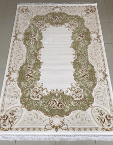 Акриловий килим Zarina 2695A Cream-Green - высокое качество по лучшей цене в Украине.