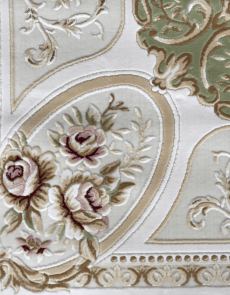 Акриловий килим Zarina 2695A Cream-Green - высокое качество по лучшей цене в Украине.