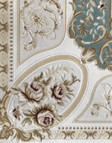 Акриловий килим Zarina 2696A Cream-Blue - высокое качество по лучшей цене в Украине.