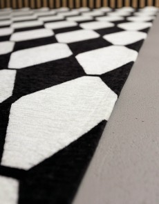 Синтетичний килим ALMINA 126702 black/white - высокое качество по лучшей цене в Украине.