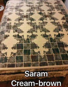 Іранський килим Diba Carpet Saram cream-brown - высокое качество по лучшей цене в Украине.