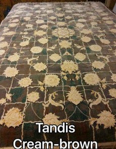 Иранский ковер Diba Carpet Tandis cream-brown - высокое качество по лучшей цене в Украине.