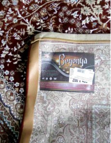 Високощільний килим Begonya 0925 bordo - высокое качество по лучшей цене в Украине.