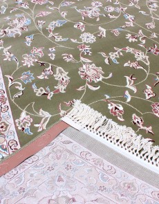 Високощільний килим Esfahan 4904A green-ivory - высокое качество по лучшей цене в Украине.