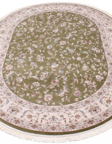 Високощільний килим Esfahan 4904A green-ivory - высокое качество по лучшей цене в Украине.