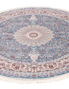 Високощільний килим Esfahan 4996A blue-ivory - высокое качество по лучшей цене в Украине.