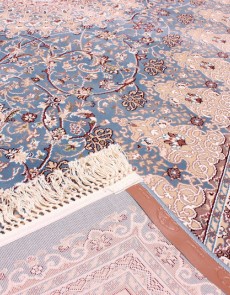Високощільний килим Esfahan 4996A blue-ivory - высокое качество по лучшей цене в Украине.