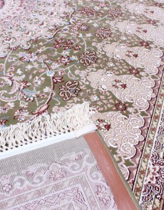 Високощільний килим Esfahan 4996A green-ivory - высокое качество по лучшей цене в Украине.