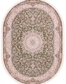 Високощільний килим Esfahan 7786A green-ivory - высокое качество по лучшей цене в Украине.