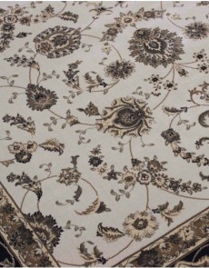 Високощільний килим Esfahan 8942A ivory-black - высокое качество по лучшей цене в Украине.