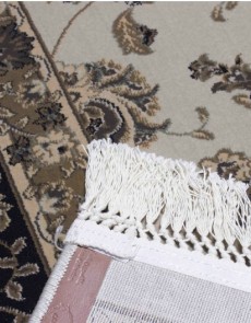 Високощільний килим Esfahan 8942A ivory-black - высокое качество по лучшей цене в Украине.