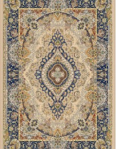 Іранський килим Marshad Carpet 3054 Beige Blue - высокое качество по лучшей цене в Украине.