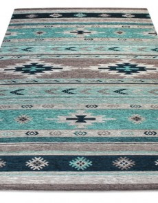 Синтетичний килим Almina 127574 01-Grey/Turquaz - высокое качество по лучшей цене в Украине.