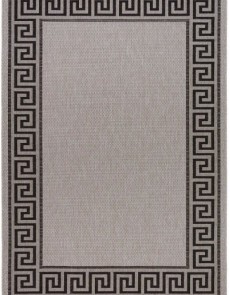 Безворсовий килим Natura 20014 Silver Black - высокое качество по лучшей цене в Украине.