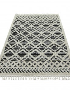 Синтетичний килим Bilbao Y584A ANTRASIT/WHITE - высокое качество по лучшей цене в Украине.