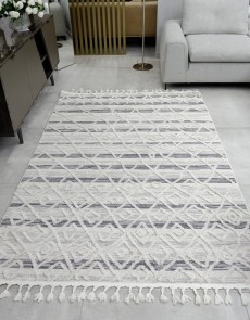 Синтетичний килим Bilbao Y585A WHITE/BLUE - высокое качество по лучшей цене в Украине.