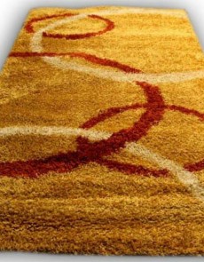 Високоворсний килим Gold Shaggy 8018 d.yellow (gold) - высокое качество по лучшей цене в Украине.