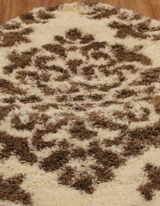 Високоворсний килим Gold Shaggy B122 CREAM-BROWN - высокое качество по лучшей цене в Украине.
