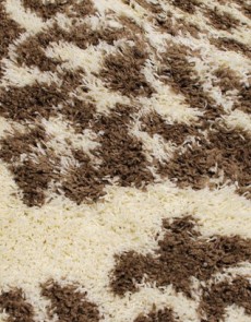 Високоворсний килим Gold Shaggy B122 CREAM-BROWN - высокое качество по лучшей цене в Украине.