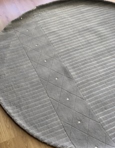 Шерстяной ковер Lalee Diamond 146 GREY с шелком и камнями Swarovski - высокое качество по лучшей цене в Украине.