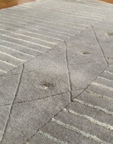 Шерстяной ковер Lalee Diamond 146 GREY с шелком и камнями Swarovski - высокое качество по лучшей цене в Украине.