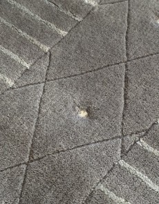 Шерстяной ковер Lalee Diamond 146 GREY с шелком и камнями Swarovski - высокое качество по лучшей цене в Украине.