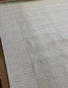 Шерстяной ковер Lalee Diamond 146 white с шелком и камнями Swarovski - высокое качество по лучшей цене в Украине.