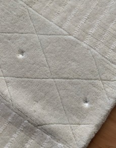 Шерстяной ковер Lalee Diamond 146 white с шелком и камнями Swarovski - высокое качество по лучшей цене в Украине.