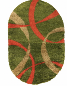 Високоворсний килим Super Lux Shaggy 7368D GREEN - высокое качество по лучшей цене в Украине.