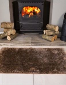 Високоворсний килим Puffy-4B P001A brown - высокое качество по лучшей цене в Украине.
