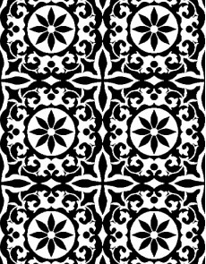 Іранський килим Black&White 1720 - высокое качество по лучшей цене в Украине.