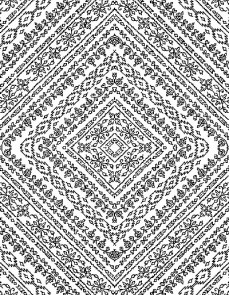 Іранський килим Black&White 1739 - высокое качество по лучшей цене в Украине.