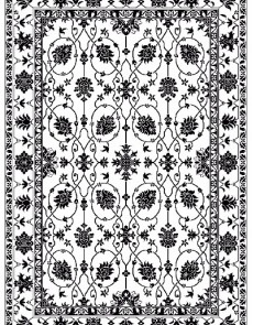 Иранский ковер Black&White 1742 - высокое качество по лучшей цене в Украине.