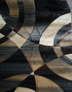 Синтетичний килим Faust 4332A black - высокое качество по лучшей цене в Украине.