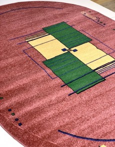 Синтетичний килим FRISE F0657A PINK - высокое качество по лучшей цене в Украине.