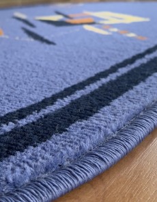 Синтетичний килим FRISE F3039A BLUE - высокое качество по лучшей цене в Украине.