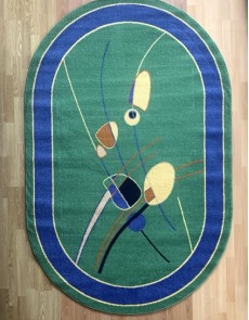 Синтетичний килим FRISE F3042A GREEN - высокое качество по лучшей цене в Украине.