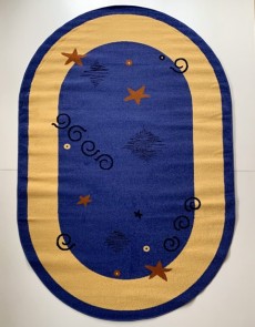 Синтетический ковер FRISE F3106A BLUE - высокое качество по лучшей цене в Украине.