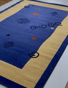 Синтетичний килим FRISE F3106A BLUE - высокое качество по лучшей цене в Украине.