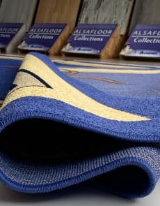 Синтетичний килим FRISE F5247A BLUE - высокое качество по лучшей цене в Украине.