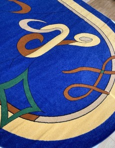 Синтетичний килим FRISE F5247A BLUE - высокое качество по лучшей цене в Украине.