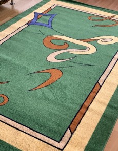 Синтетичний килим FRISE F5247A GREEN - высокое качество по лучшей цене в Украине.