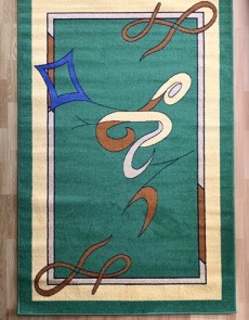 Синтетичний килим FRISE F5247A GREEN - высокое качество по лучшей цене в Украине.