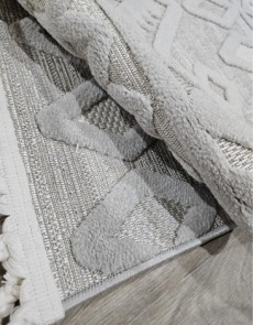 Безворсовая ковровая дорожка DOLCHE 4198A CREAM / L.GREY - высокое качество по лучшей цене в Украине.