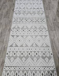 Безворсовая ковровая дорожка DOLCHE 4198A GREEN / CREAM - высокое качество по лучшей цене в Украине.